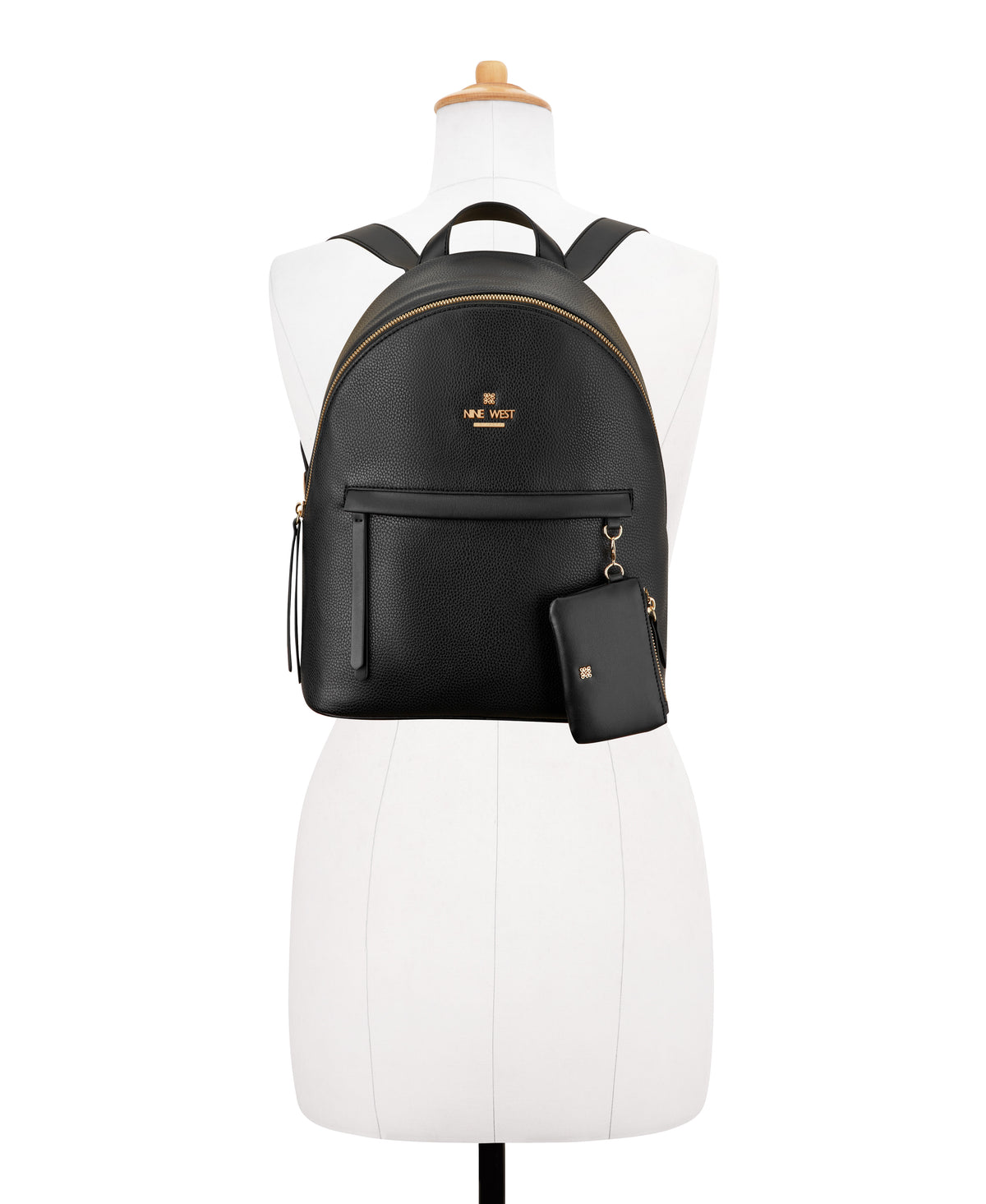 Cartera Nine West Jennifer Medium Backpack-Black