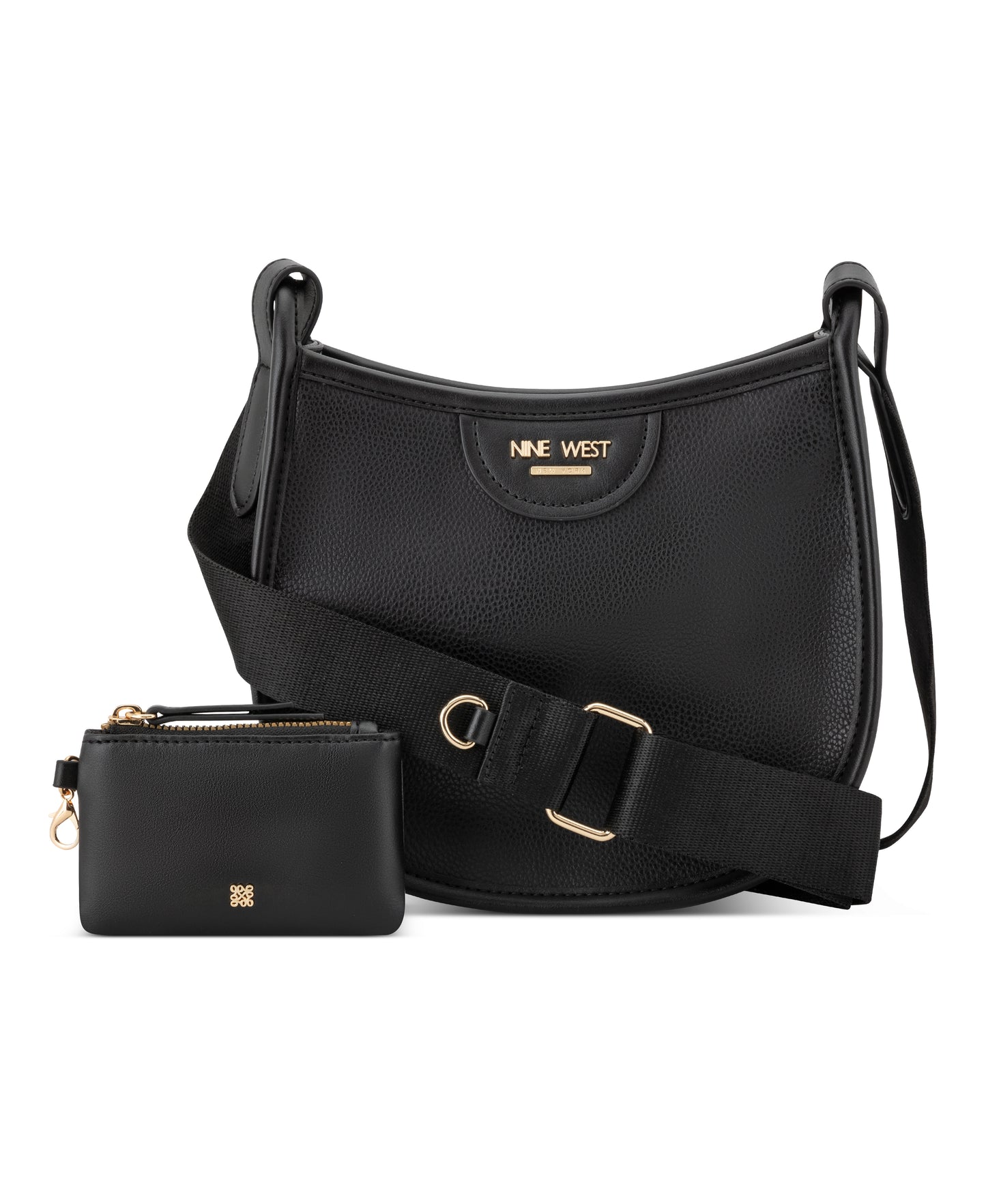 Cartera Nine West Calliope Small Crossbody-Black