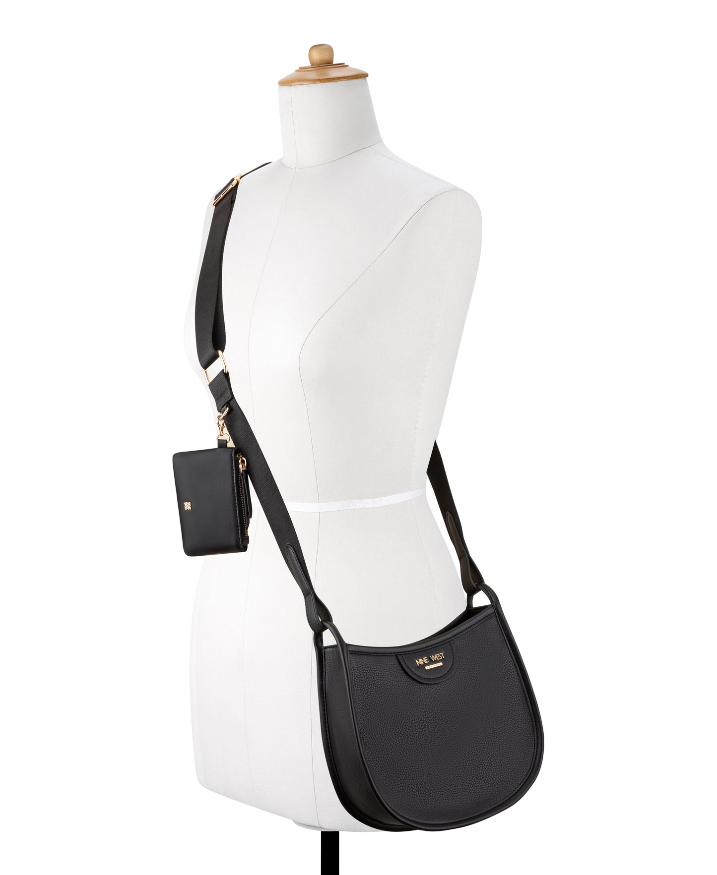 Cartera Nine West Calliope Small Crossbody-Black