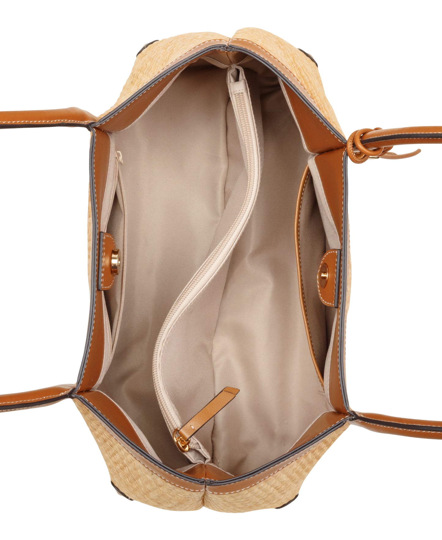 Cartera Nine West Sullivin Carryall-Natural/Brandy