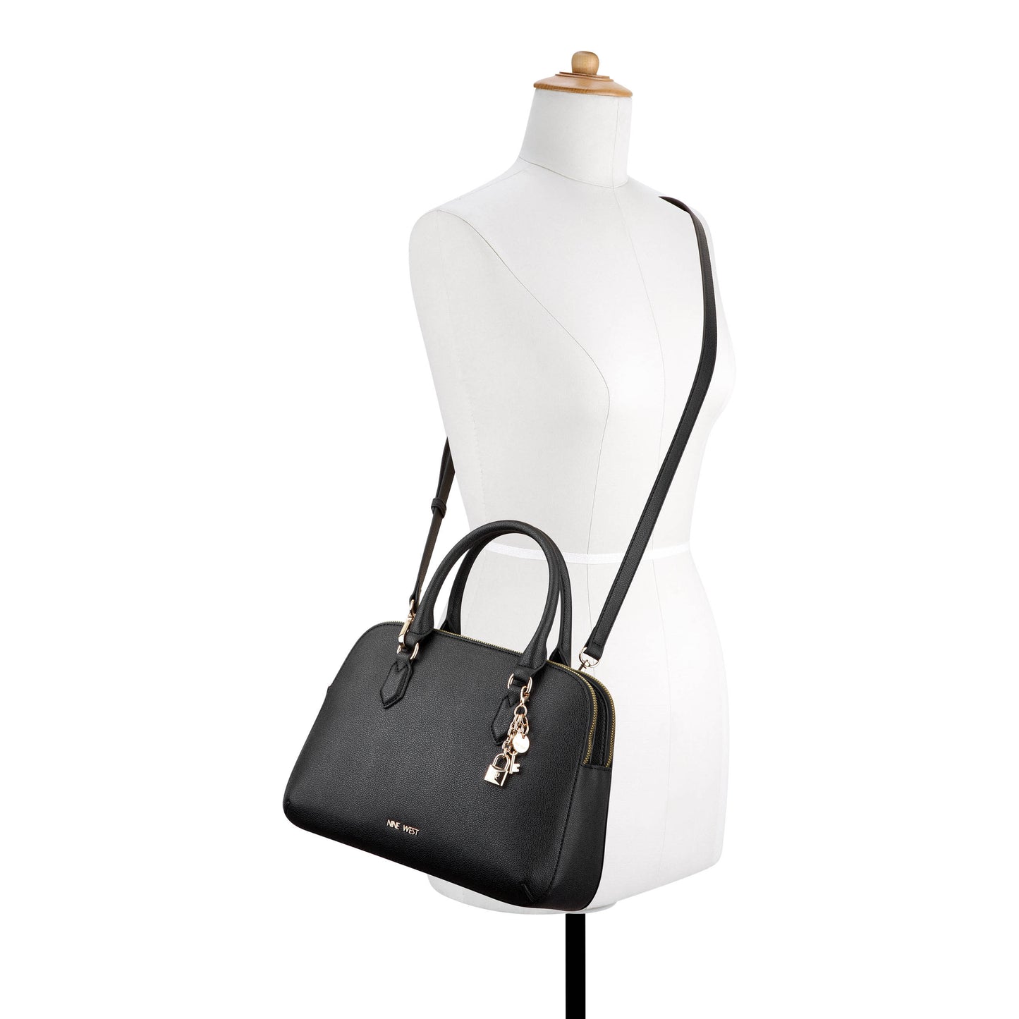 Cartera Satchel Cibrina Negro