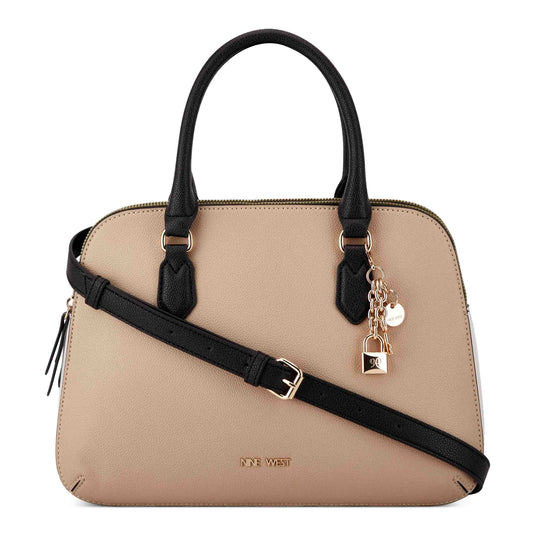 Cartera Satchel Cibrina Nude