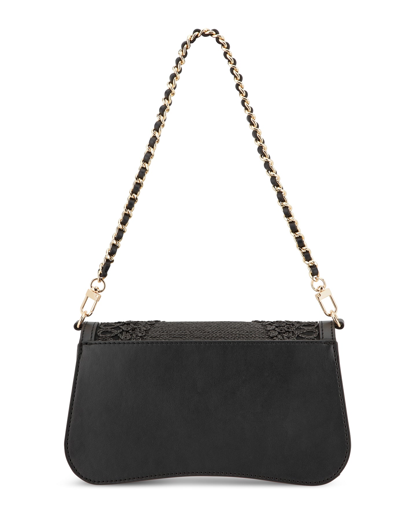 Cartera Nine West Somi Flap Shoulder Bag-Black
