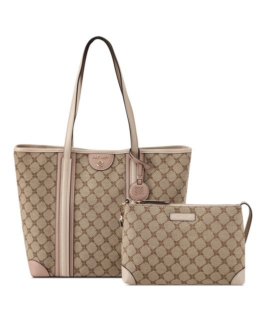 Cartera Tote Teagan 2in1 Chocolate