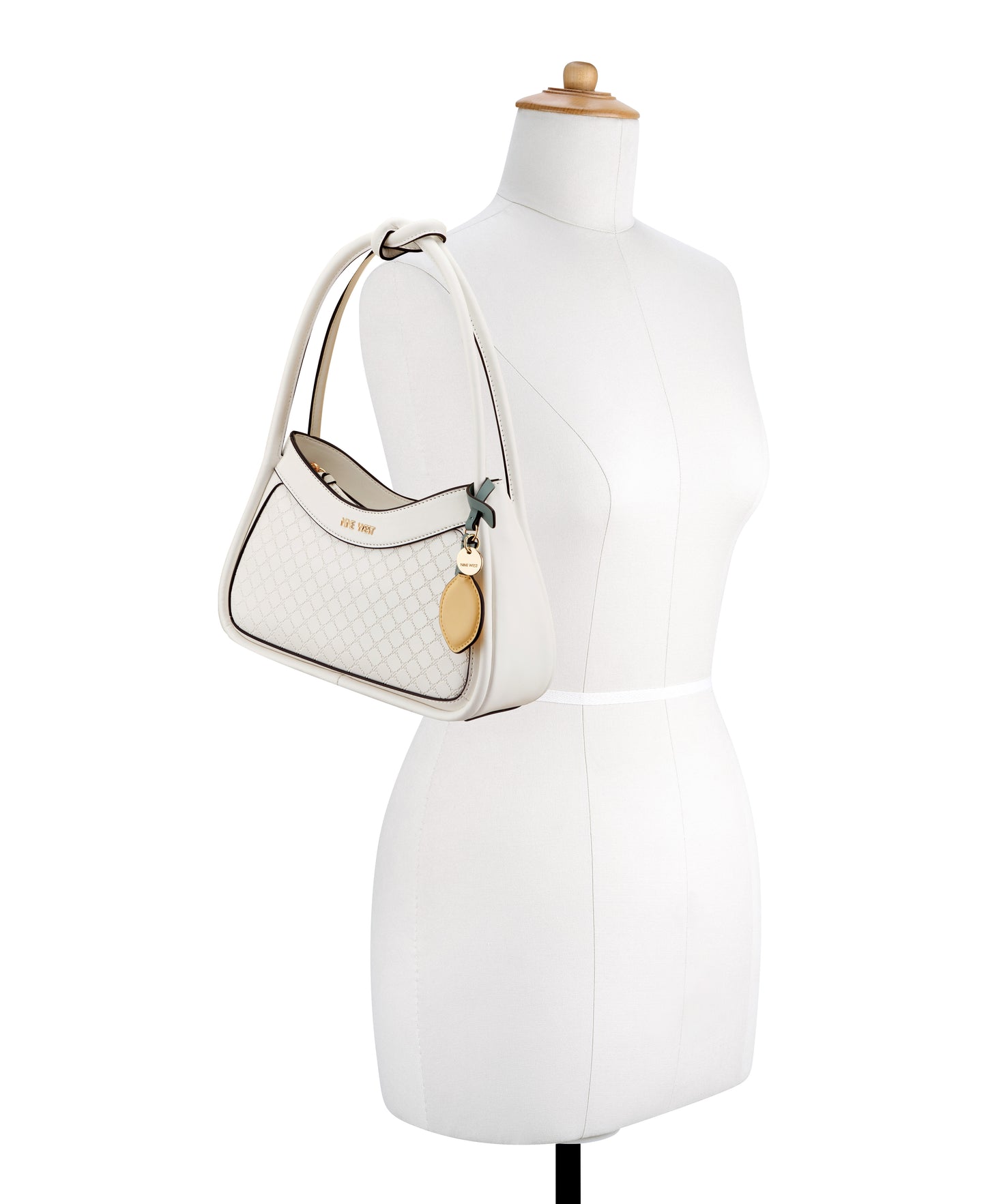 Cartera Nine West Azura Mini Shoulder Bag-Optic White