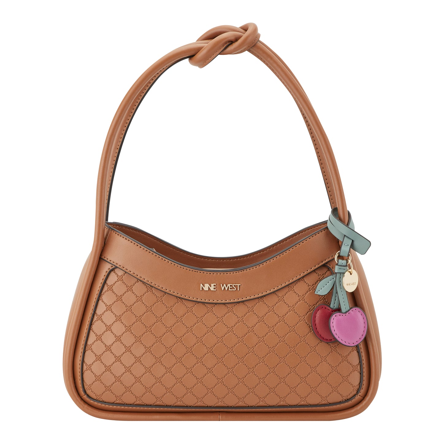 Cartera Nine West Azura Mini Shoulder Bag-Brandy