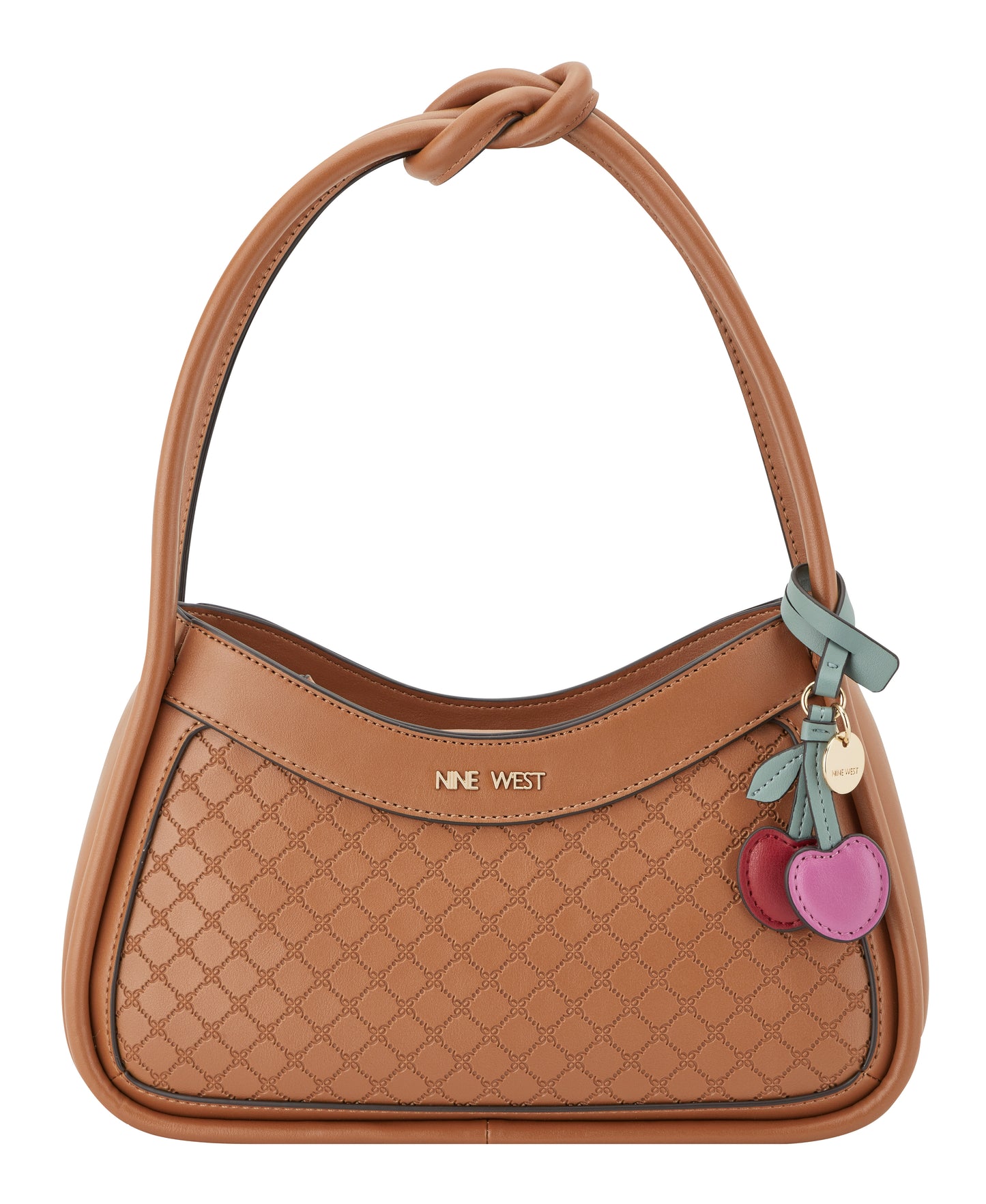 Cartera Nine West Azura Mini Shoulder Bag-Brandy