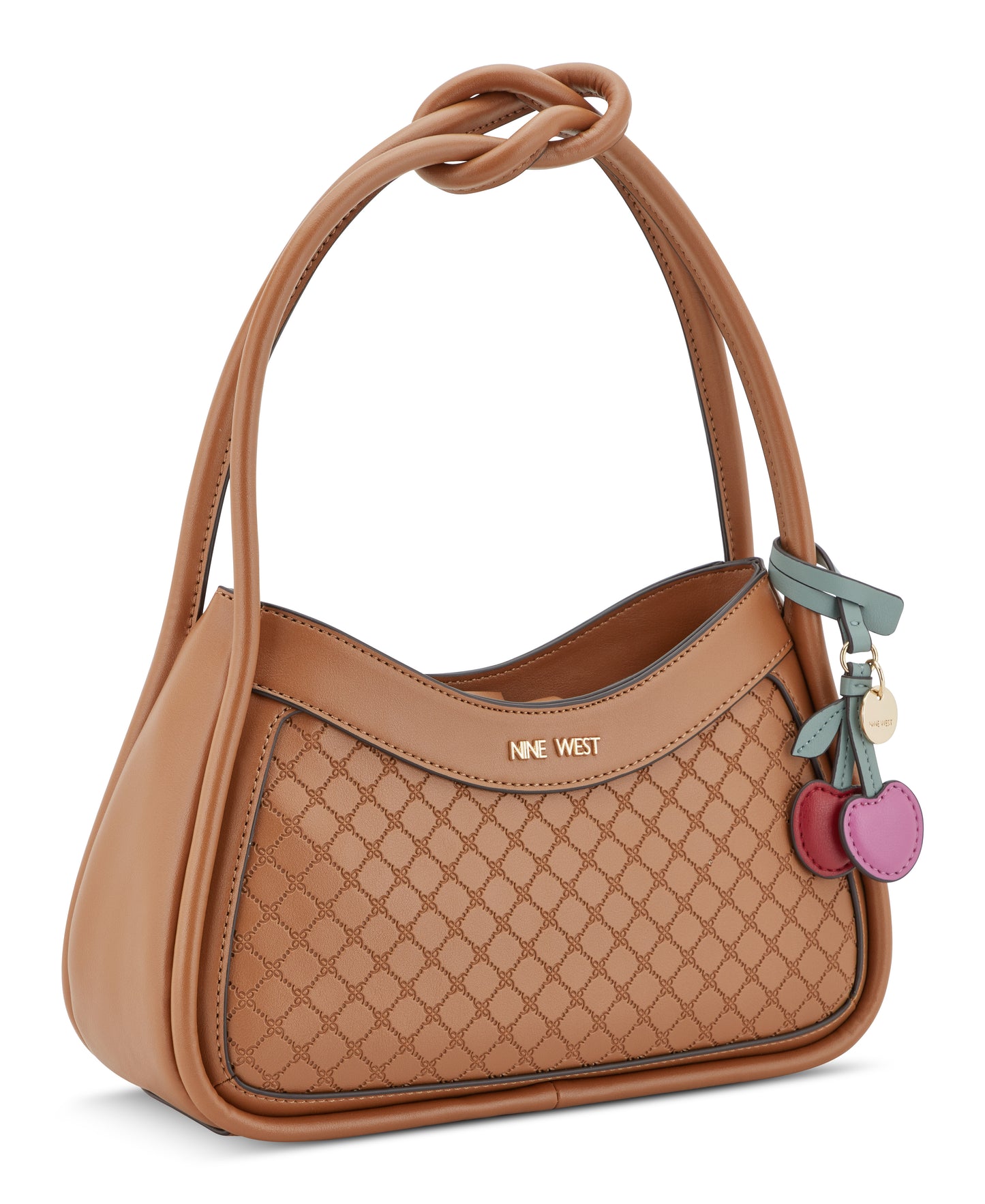 Cartera Nine West Azura Mini Shoulder Bag-Brandy