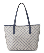 Delaine 2 In 1 Tote Navy Logo