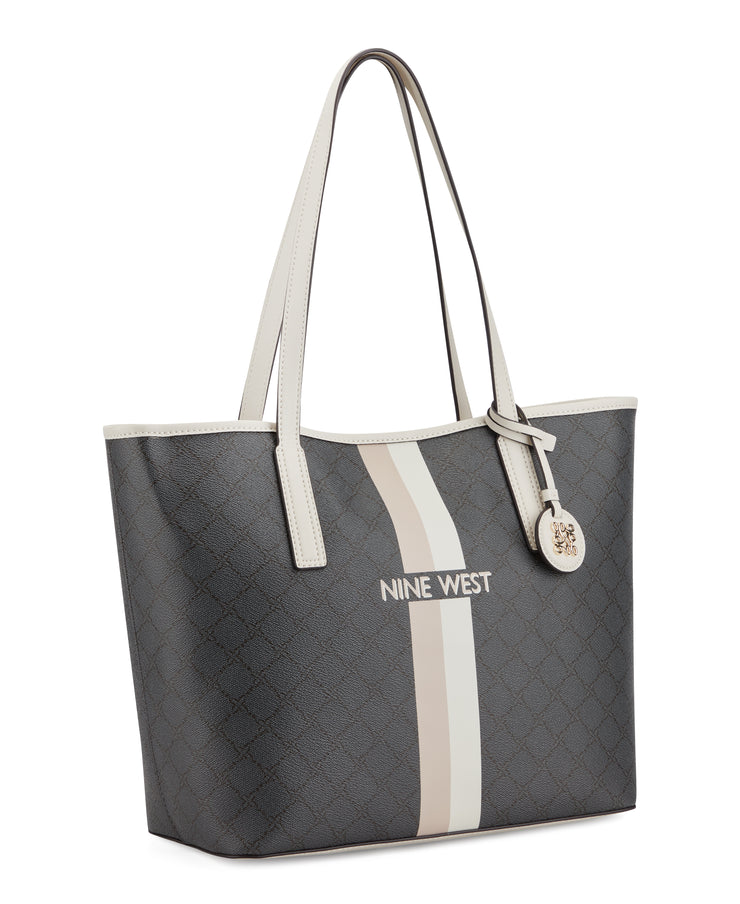 Delaine 2 In 1 Tote Onyx Logo Milk