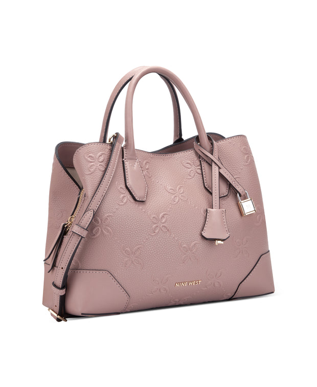 Brooklyn Jet Set Satchel Rose Quartz