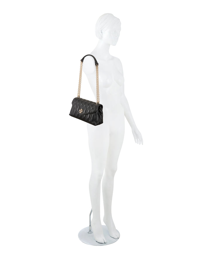 Angelina Convertible Xbdy Flap Black