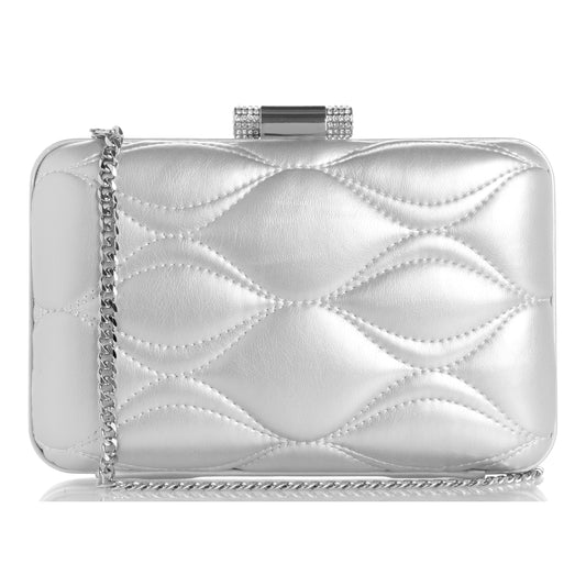 Clutch Isa Silver