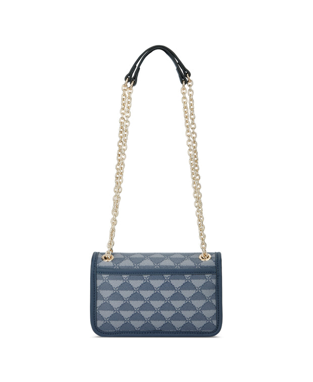 Tristian Mini Cnvrtbl Xbody Fl Navy Logo