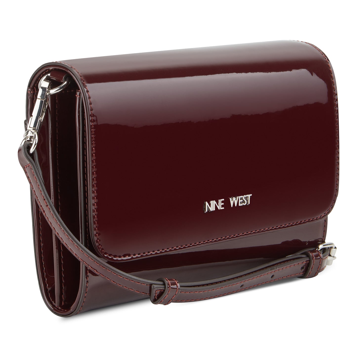 Cartera Cluch Crossbody Quinta Rojo Vino