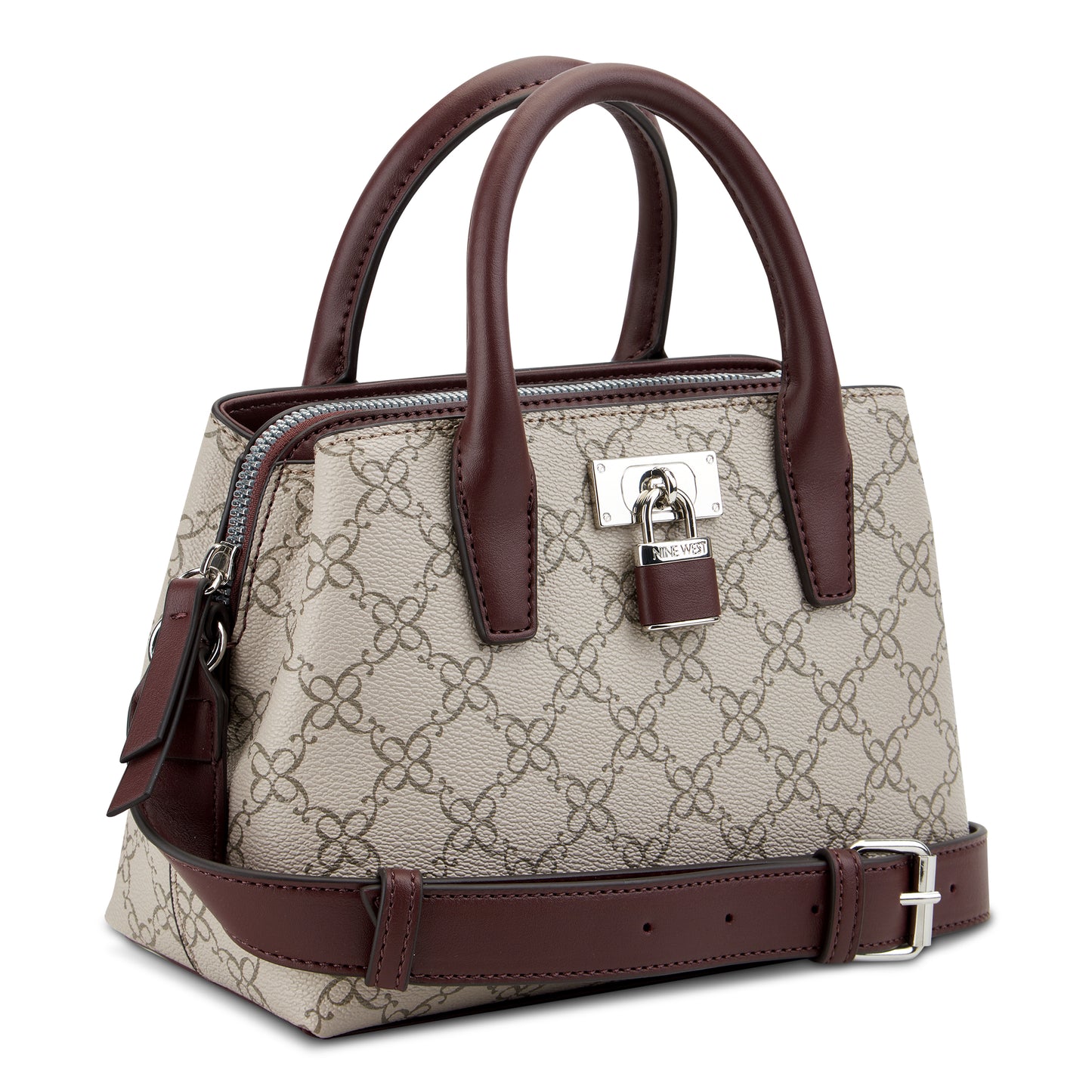 Cartera Satchel Josey Crema/Chocolate