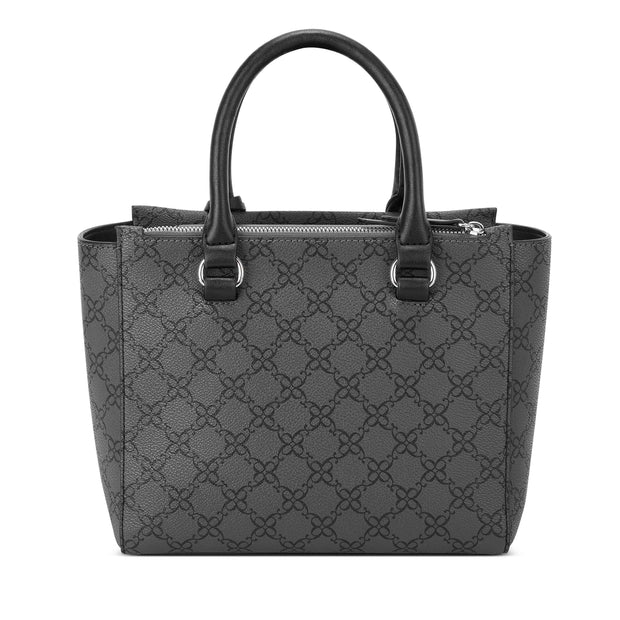Hewes Satchel Jet Black Logo