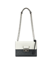 Thatcher Mini Convertible Flap Onyx Logo Milk