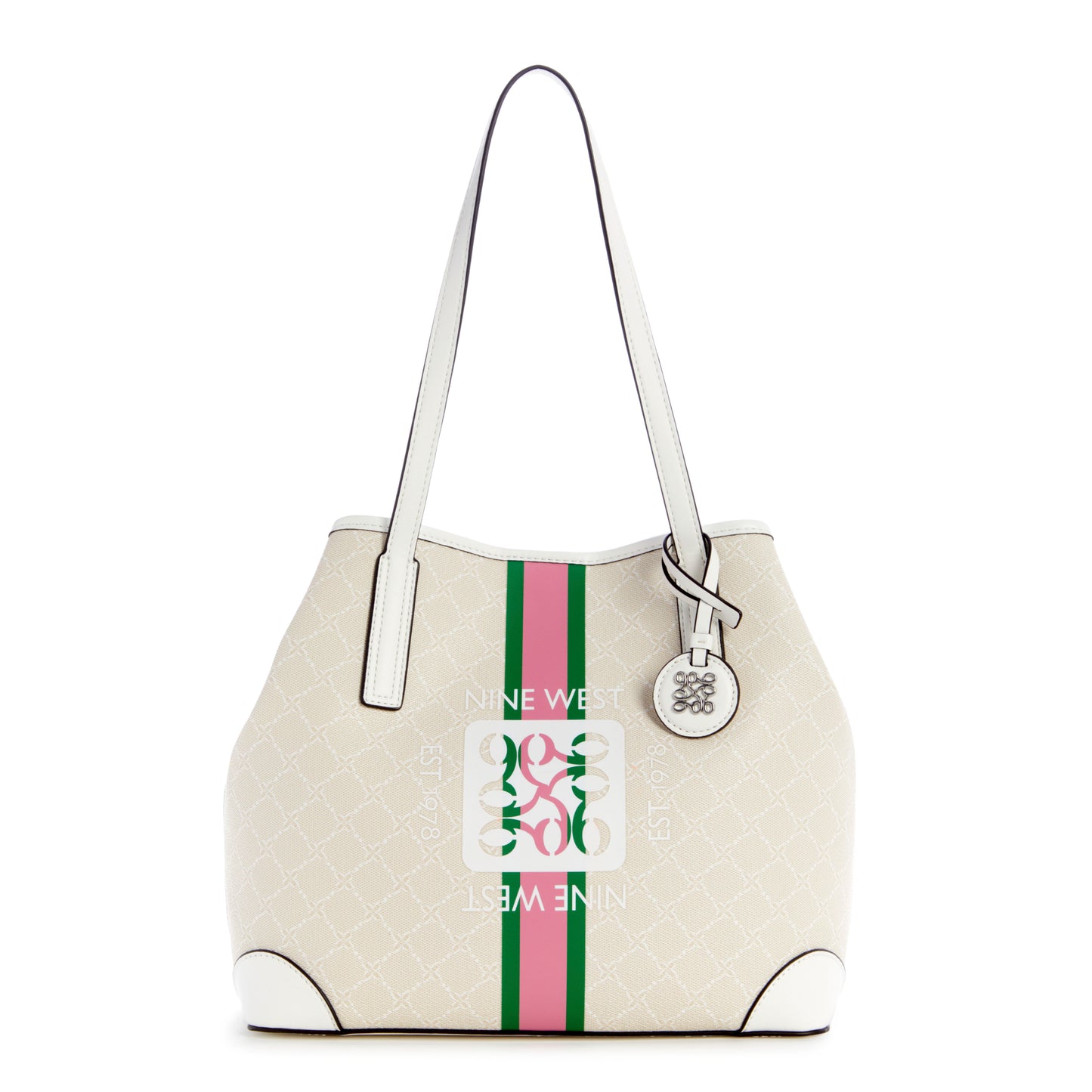 Tote Delaine Cream Logo/White