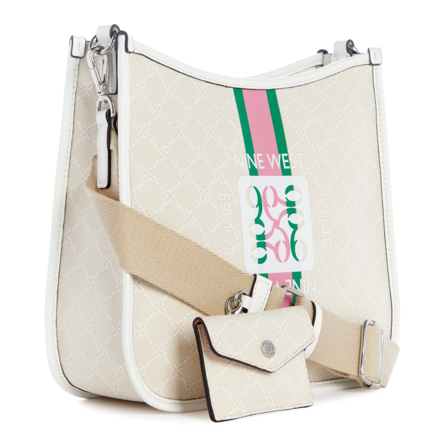 Crossbody Brice Cream Logo/White