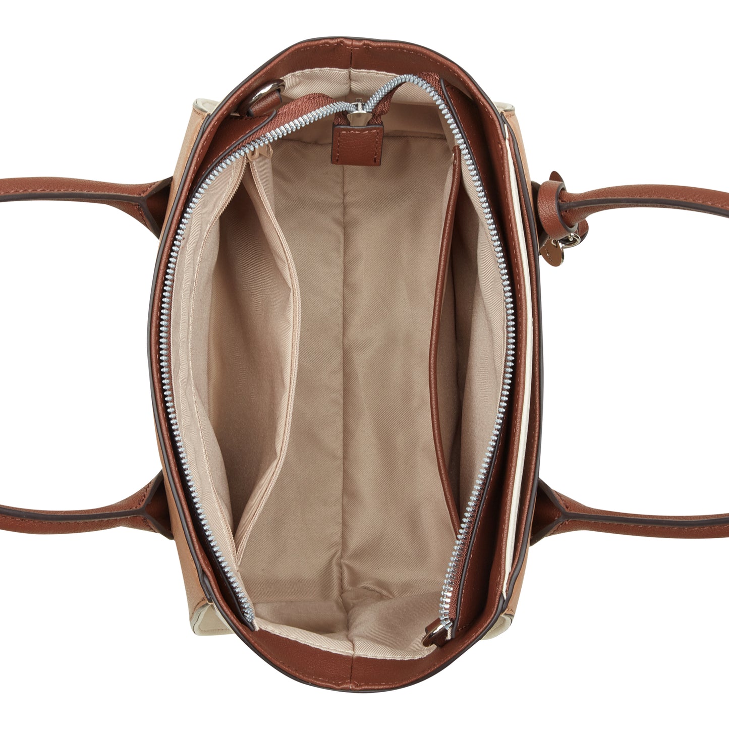 Cartera Satchel Philippa Crema