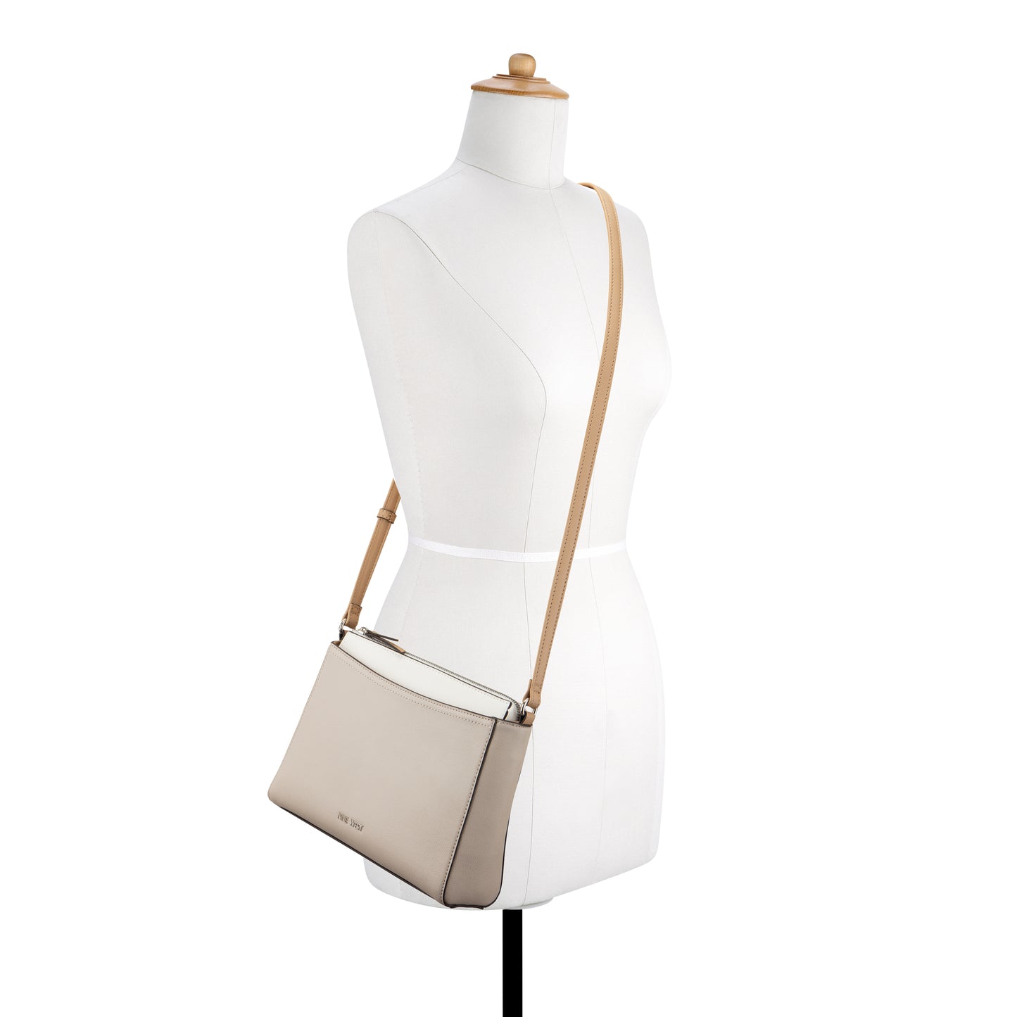 Cartera Crossbody Bowie Gris Multi