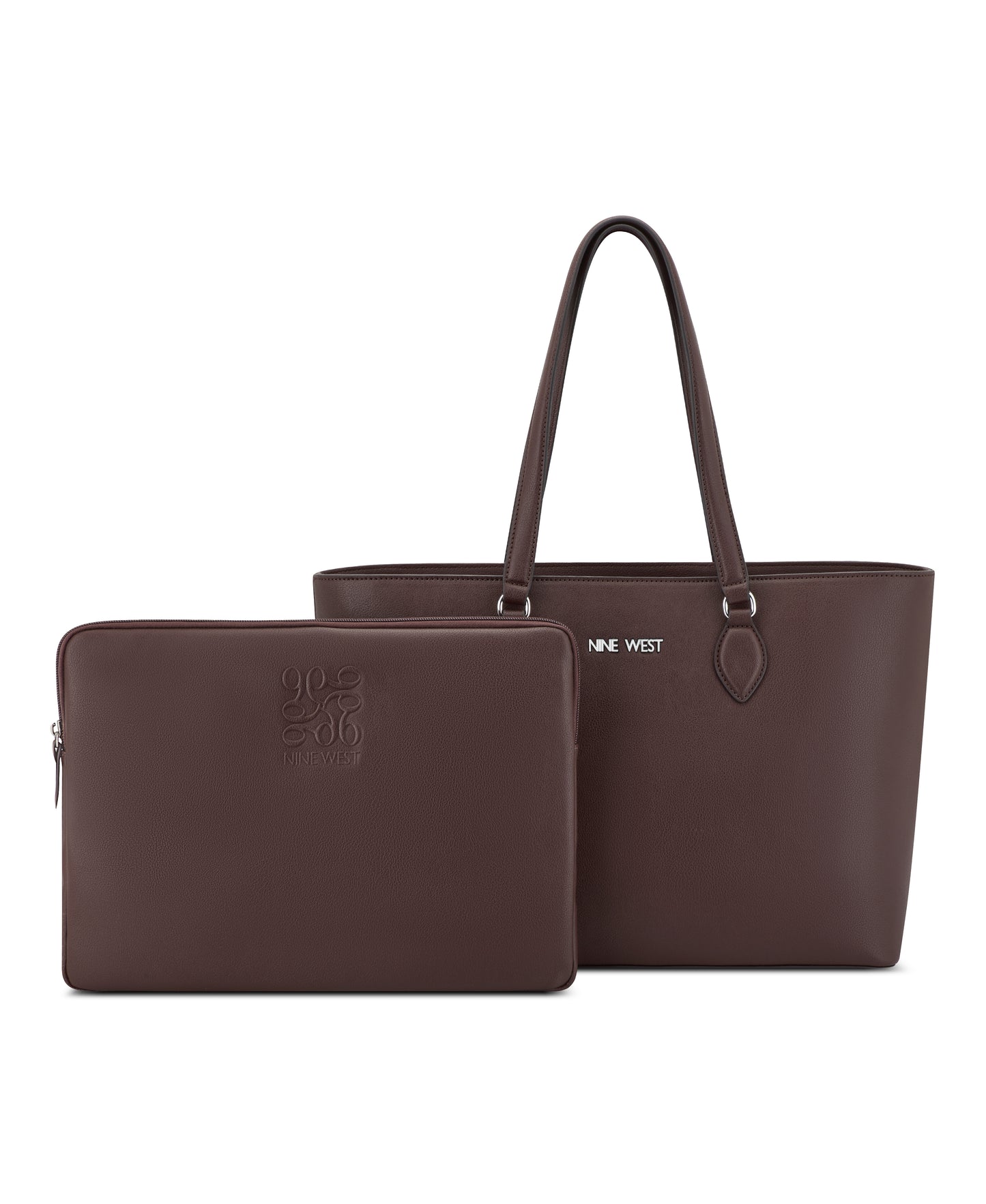 Cartera Nine West Nyra 2-In-1 Tech Tote-Raisin