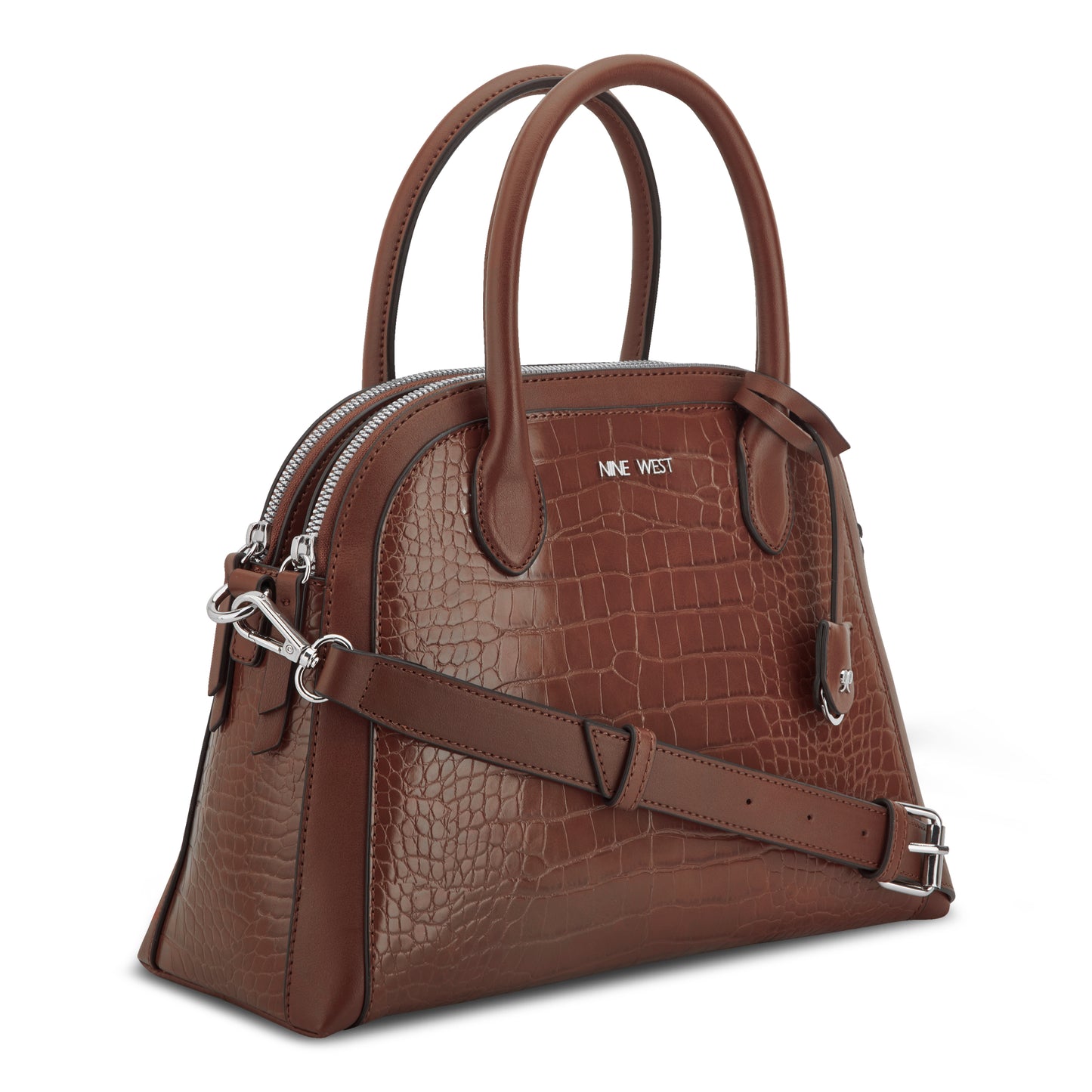 Cartera Satchel Gertrude Marron