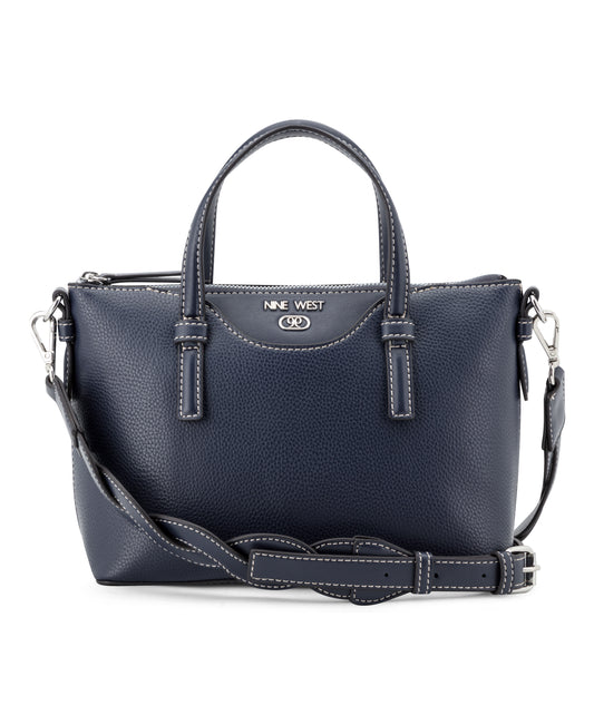 Cartera Nine West Small Satchel Eulalia True Navy