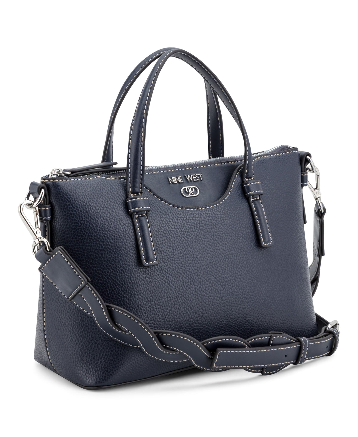 Cartera Nine West Small Satchel Eulalia True Navy