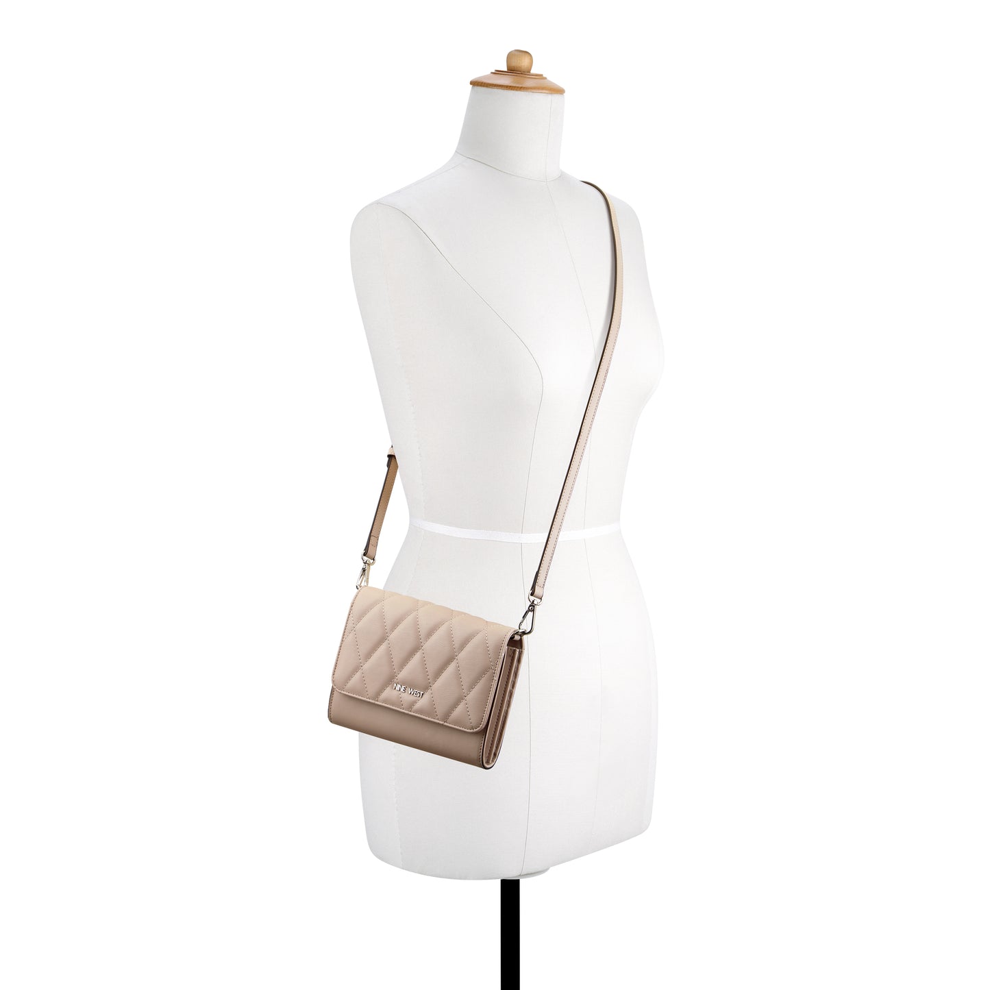 Cartera Cluch Crossbody Quinta Crema/Nude