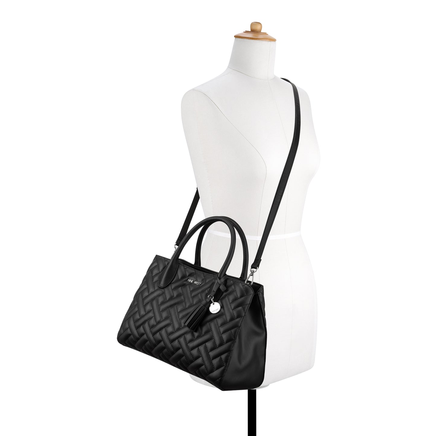 Cartera Satchel Maureen Negro