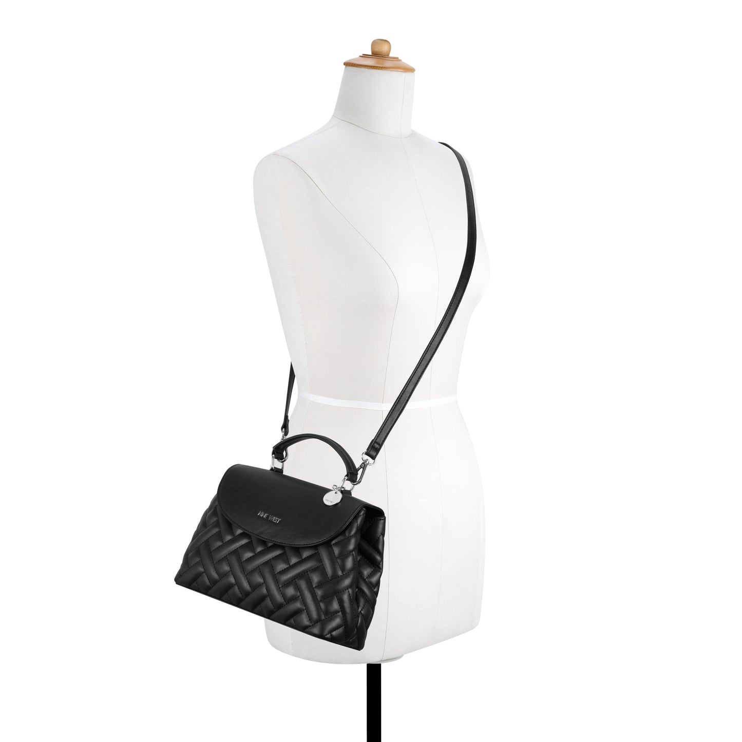 Cartera Top Handle Maureen Negro