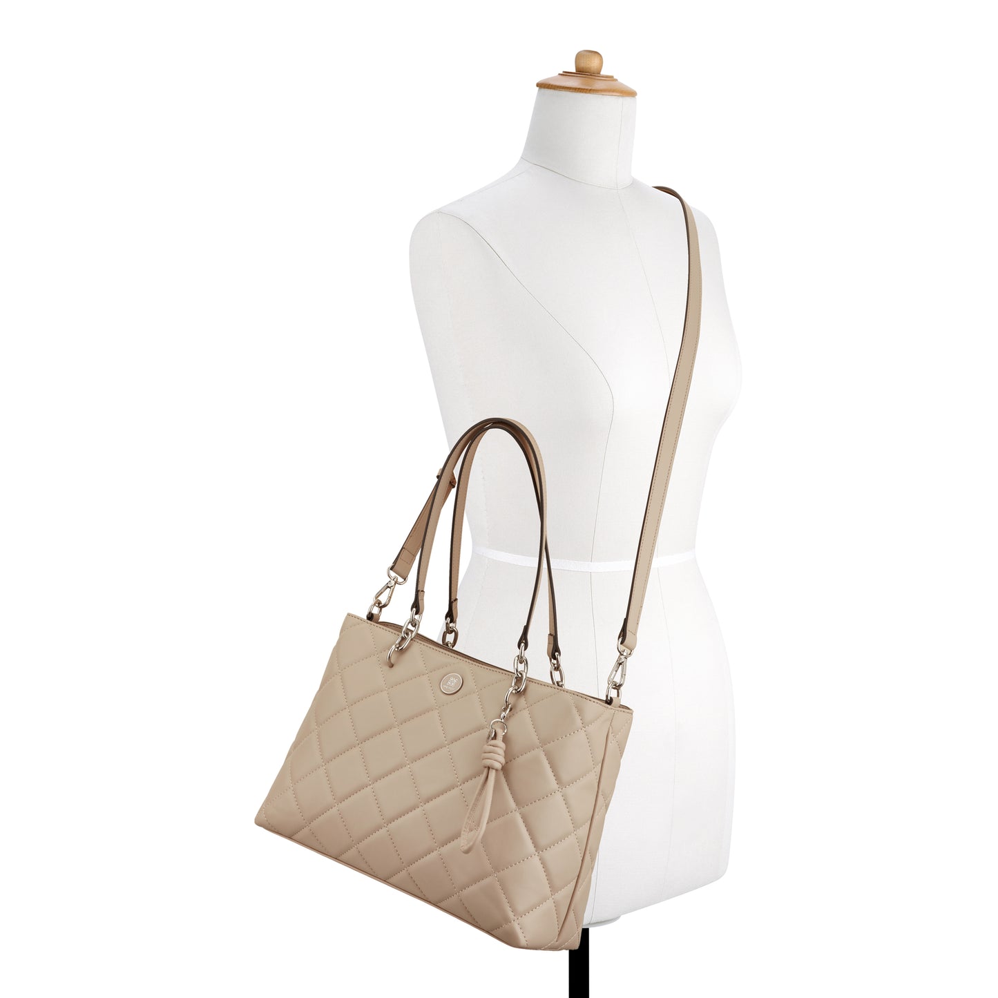 Cartera Carryall Haleema Crema