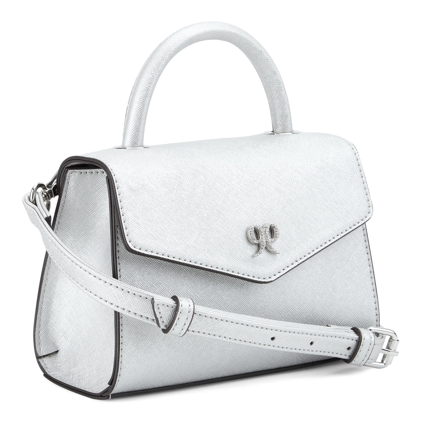 Cartera Top Handle Eliora Plata