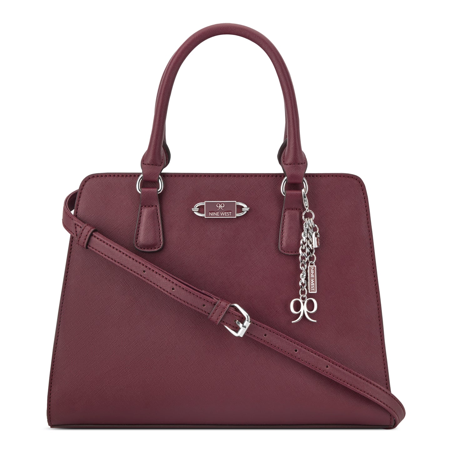 Cartera Satchel Cally Vino