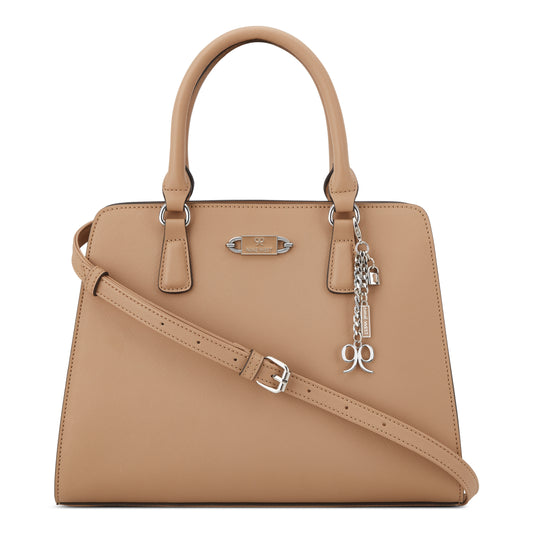 Cartera Satchel Cally Crema