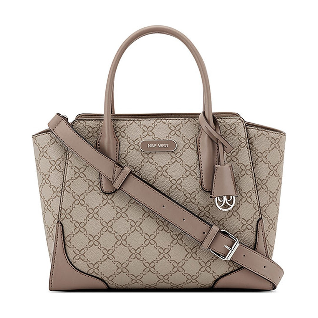 Cartera Nine West Satchel Blaise Mushroom Logo