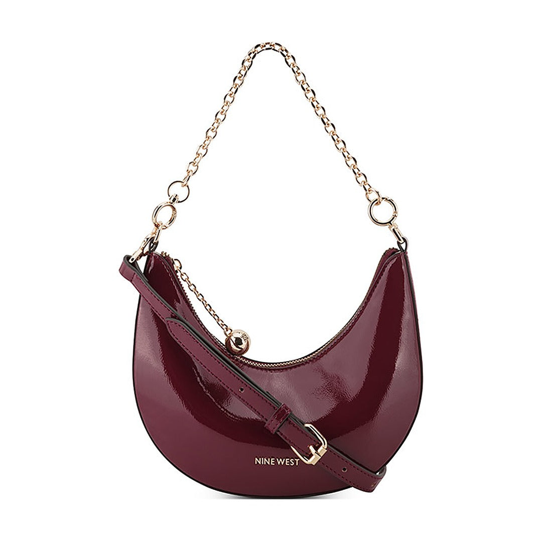 Cartera Nine West Mini Convertible Shoulder Bag Brantlee Claret