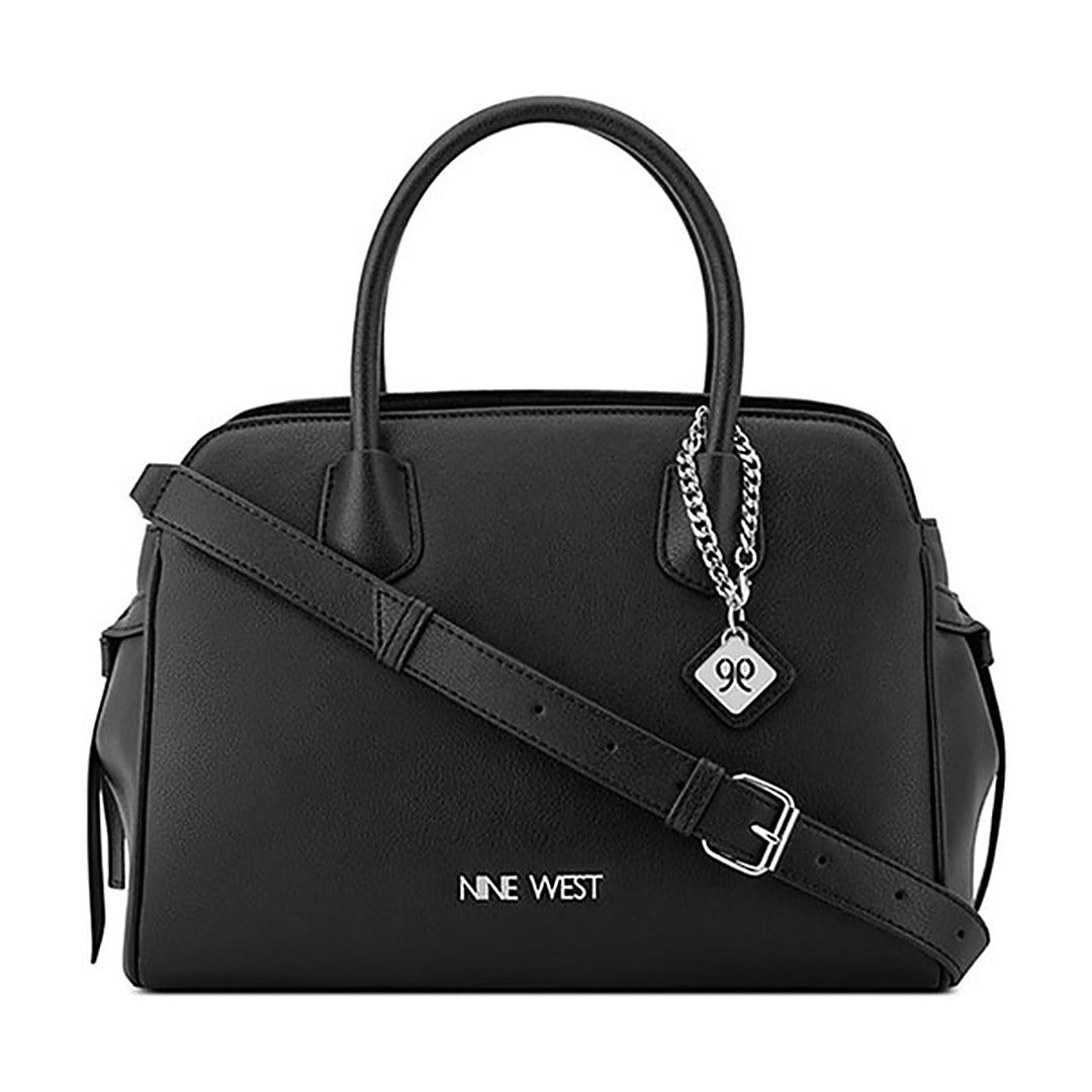 Cartera Nine West Large Satchel Isidore Black