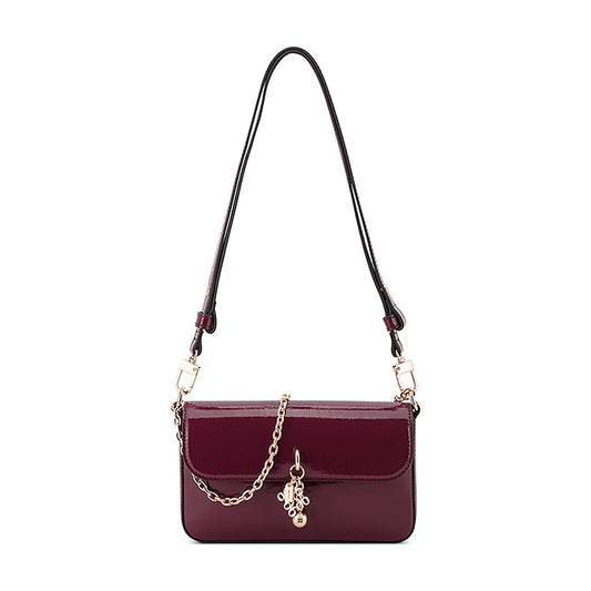 Cartera Nine West Convertible Chain Flap Marissa Claret