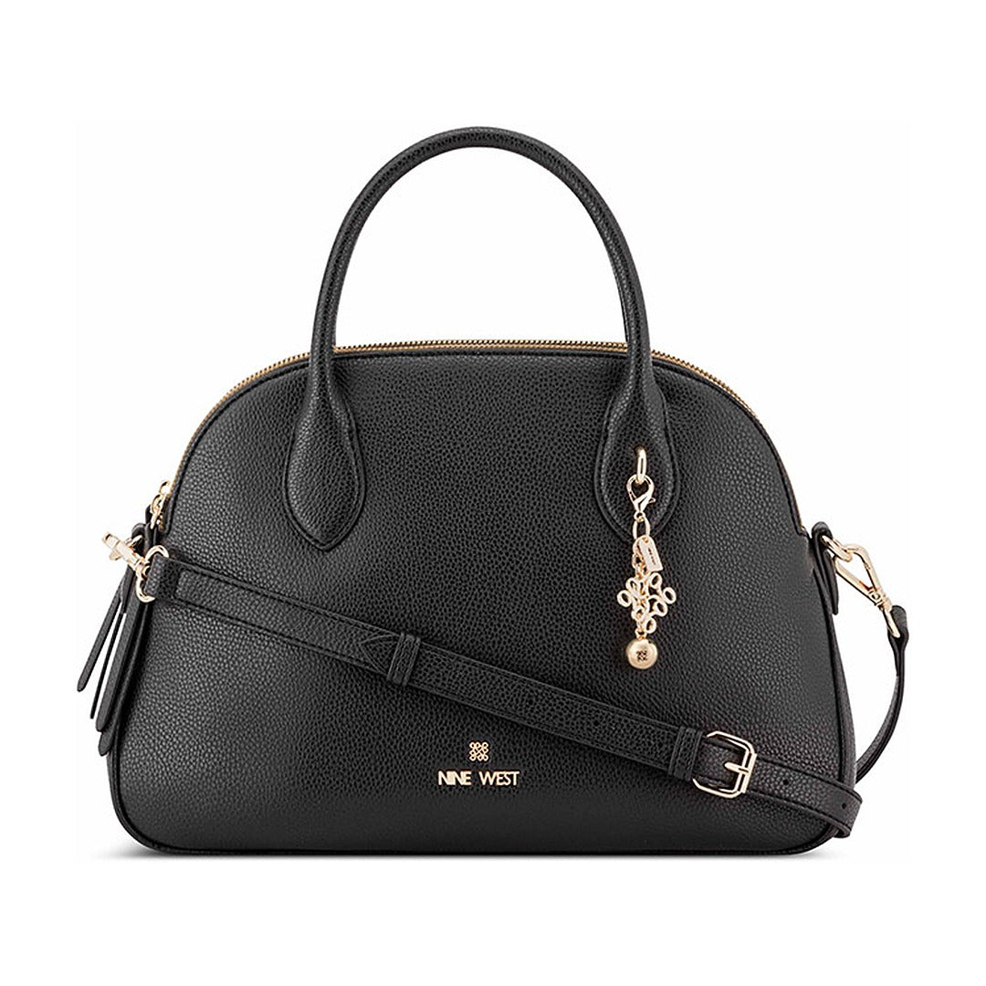 Cartera Nine West Dome Satchel Calianna Black
