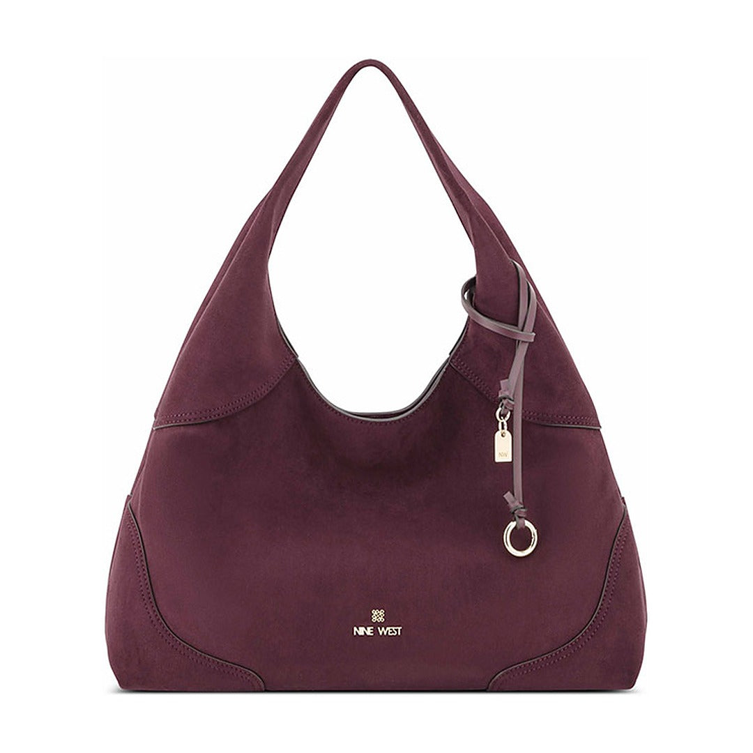 Cartera Nine West 3 Compartment Shoulder Bag Allie Boysenberry