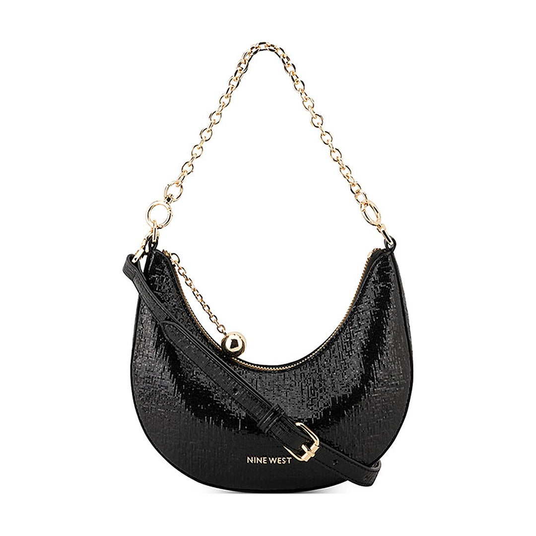 Cartera Nine West Mini Convertible Shoulder Bag Brantlee Black