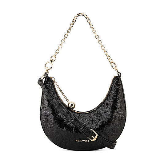 Cartera Nine West Mini Convertible Shoulder Bag Brantlee Black