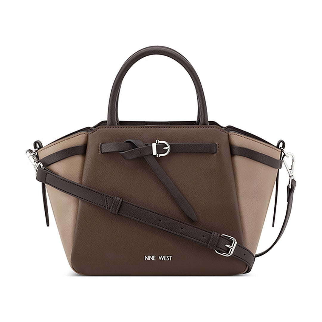 Cartera Nine West Satchel Nerina Espresso Multi