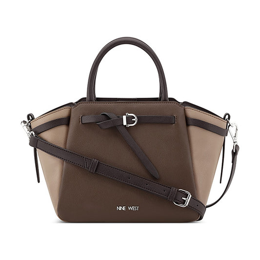 Cartera Nine West Satchel Nerina Espresso Multi