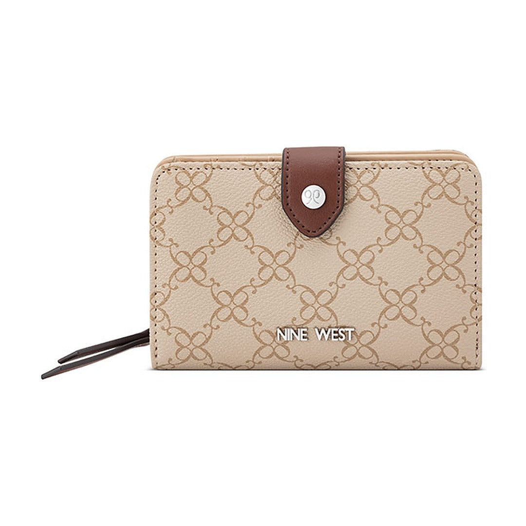 Billetera Nine West SLG French Wallet Norah Lt Khaki/Chestnut
