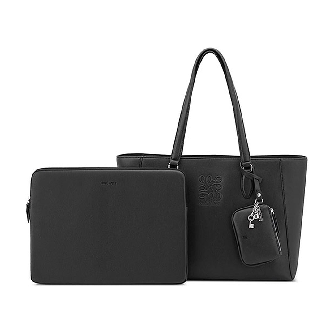 Cartera Nine West Tote 2 en 1 Tech Tote Farida Black
