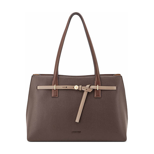 Cartera Nine West Laptop Tote Tayci Espresso Multi